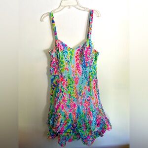Lilly Pulitzer Colorful Floral Midi Dress